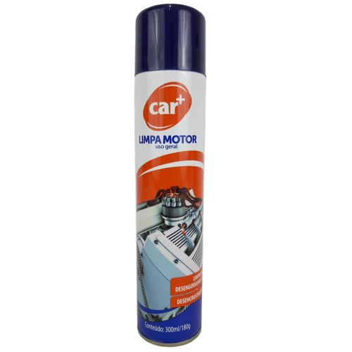 Limpa Motor Spray Car+ 300ml Limpador Desengordurante e Desencrustante