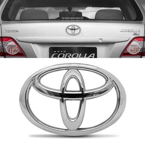 Emblema Logo Porta Malas Toyota Corolla 2009 Em Diante