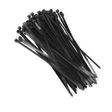 Abraçadeira de Nylon 200 x 2,5 Preta com 1000 Peças - Fertak