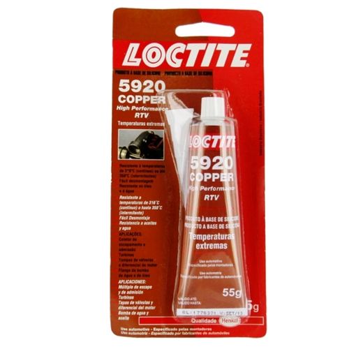 Silicone de Vedação de Alta Temperatura 55g Vermelho - Loctite