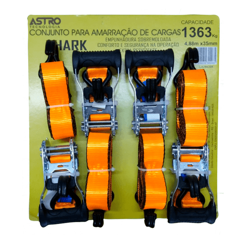 Kit de Amarração 1363 KG 4,88M X 35mm (Conjunto Cinta e Catraca)