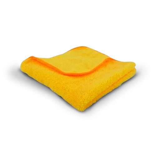 FLANELA DE MICROFIBRA AMARELA COM LARANJA 40X60CM AUTOAMERICA