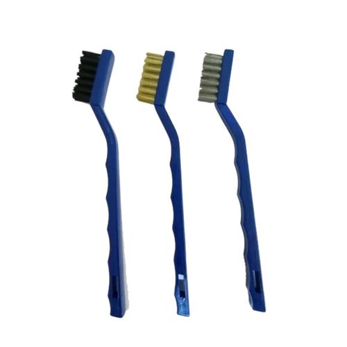 KIT DE ESCOVAS PARA DETALHAMENTO AUTOMOTIVO 3UN CERDAS DE NYLON, LATÃO E AÇO INOXIDÁVEL VONIXX