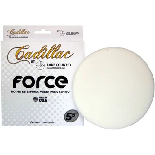 BOINA DE ESPUMA FORCE REFINO BRANCA 5,5 POLEGADAS CADILLAC