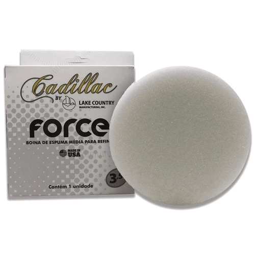 BOINA DE ESPUMA FORCE BRANCA 3,5 POLEGADAS CADILLAC