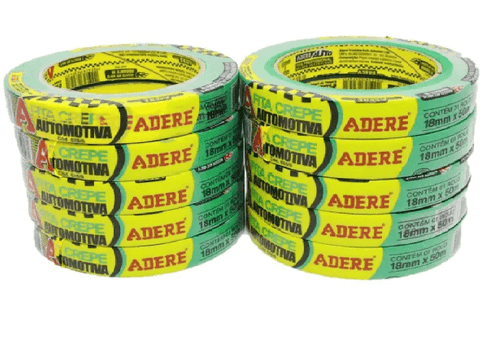 FITA CREPE AUTOMOTIVA 18MM x 50MM 10 UN ADERE