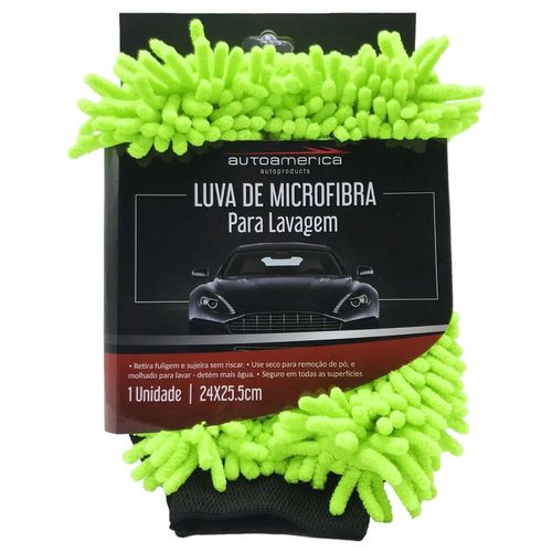 LUVA DE MICROFIBRA PARA LAVAGEM AUTOAMERICA
