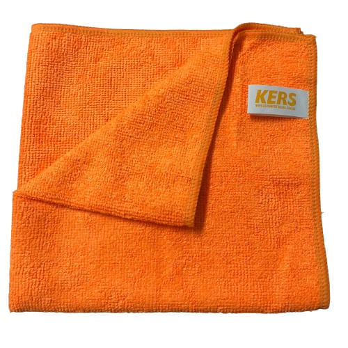 FLANELA DE MICROFIBRA LARANJA 40X40CM 200GSM KERS