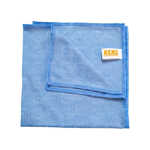 FLANELA DE MICROFIBRA PARA VIDRO AZUL 40X40 270GSM KERS