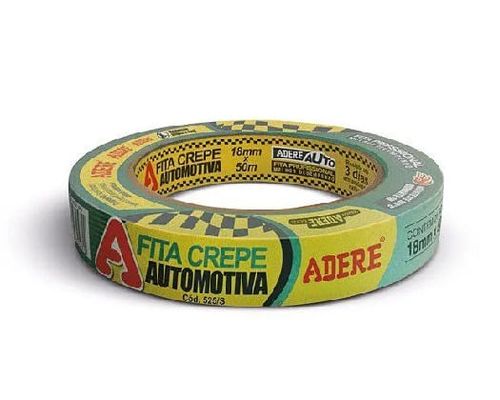 FITA CREPE AUTOMOTIVA 18MMX50M 1 UNIDADE ADERE