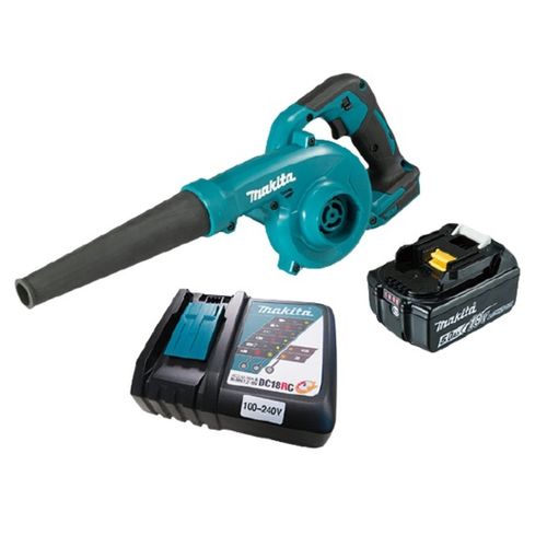 SOPRADOR DE AR A BATERIA 18V COM CARREGADOR DUB185RT BIVOLT MAKITA