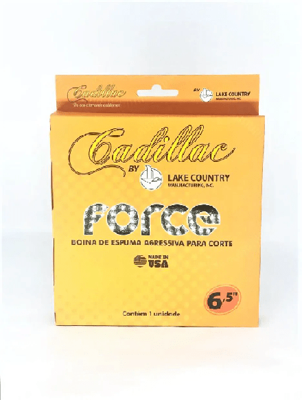 BOINA DE ESPUMA FORCE LARANJA 6,5 POLEGADAS CORTE CADILLAC