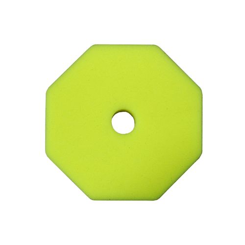 BOINA OCTAGONAL EM EVA AMARELA 5 POLEGADAS REFINO DETAILER