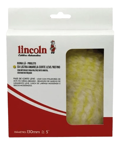 BOINA DE LÃ SV FACE ÚNICA SEM INTERFACE CORTE LEVE 5 POLEGADAS LINCOLN