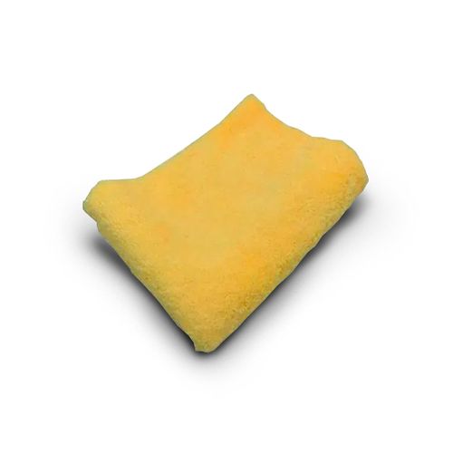 FLANELA DE MICROFIBRA CORTE A LASER AMARELA 37X57CM 330GSM DETAILER