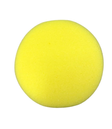 APLICADOR DE ESPUMA REDONDO AMARELO SEM BORDA DETAILER