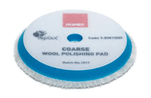 BOINA DE LÃ AZUL CORTE 5 POLEGADAS 9.BW150H COARSE WOOL POLISHING PAD RUPES