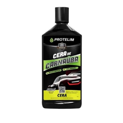 CERA POLIDORA LÍQUIDA CARNAÚBA 500ML PROTELIM