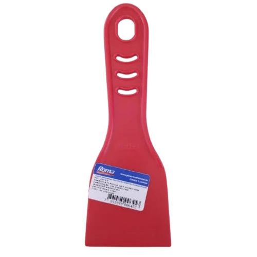 ESPATULA PLASTICA VERMELHA LISA COM CABO 6CM 2040 6 ROMA