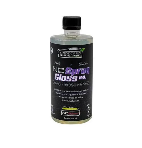 SELANTE DE PINTURA NC SPRAY GLOSS SIO2 500ML NOBRE CAR