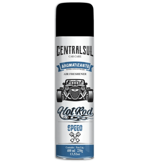 AROMATIZANTE AEROSSOL HOT ROD SPEED 400ML 230G CENTRALSUL