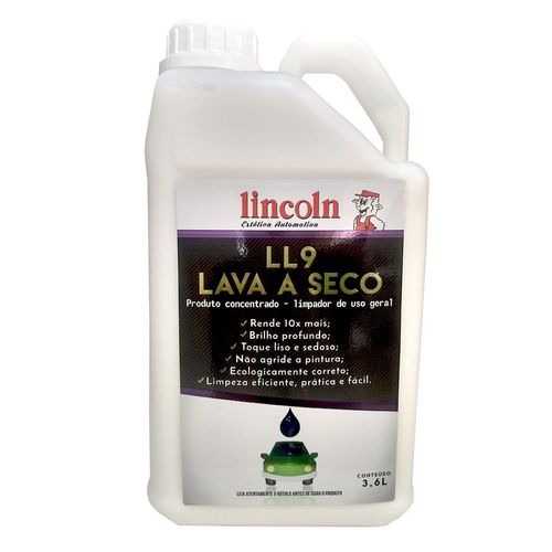 LL9 LAVA A SECO CONCENTRADO 3,6 LITROS LINCOLN