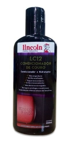 CONDICIONADOR DE COURO LC12 200ML LINCOLN