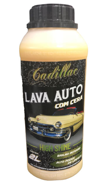 SHAMPOO LAVA AUTO COM CERA HIGH SHINE 2L CADILLAC