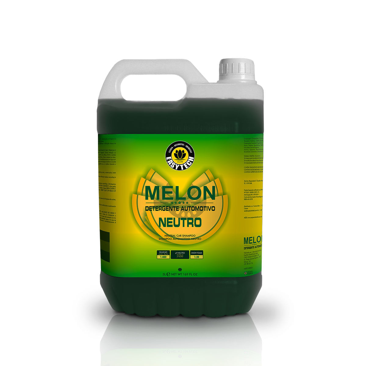 SHAMPOO NEUTRO LAVA AUTO MELON PH NEUTRO 5LT EASYTECH