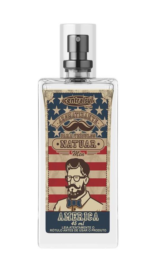 AROMATIZANTE NATUAR MEN AMERICA 45ML CENTRAL SUL