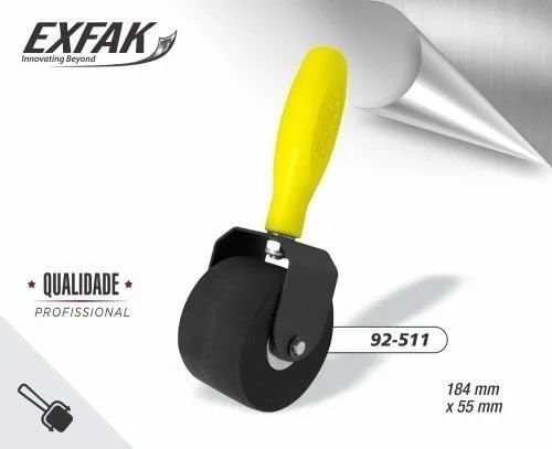ROLO DE ESPUMA RIGIDA PRETO 92-511 EXFAK