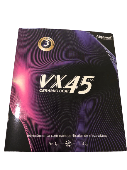 KIT VX45 VITRIFICADOR DE PINTURA 30ML COM SION SPRAY TACO SUEDE LAE 200ML E CAMISETA  ALCANCE