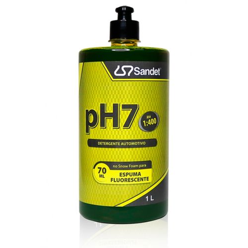 DETERGENTE AUTOMOTIVO PH7 ESPUMA FLUORESCENTE 1L SANDET