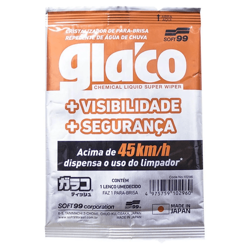 GLACO WIPE ON CRISTALIZADOR DE VIDROS SOFT99