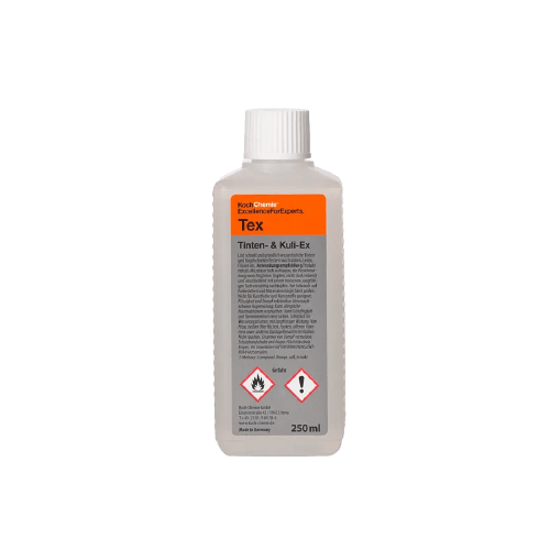 TINTEN & KULI-EX  REMOÇÃO DE TINTA DE CANETA ESFEROGRÁFICA EM COUROS 250ML KOCH CHEMIE