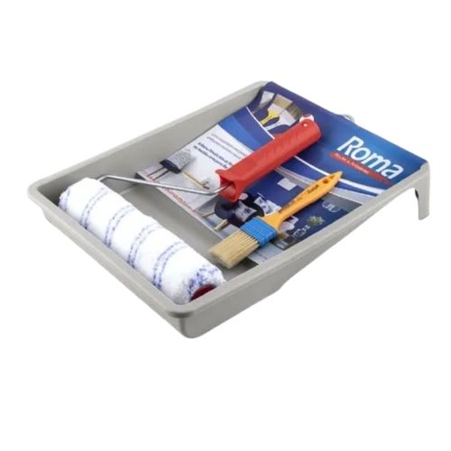 KIT DE PINTURA FLEX COM ROLO DE TINTA E TRINCHA ROMA