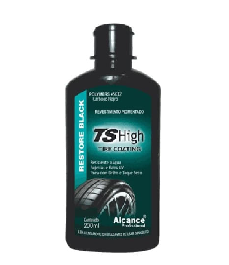 TS HIGH 200ML BRILHO SECO PARA PNEUS ALCANCE