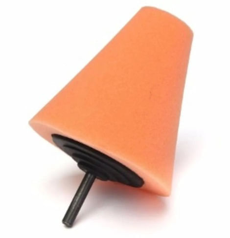 CONE DE ESPUMA LARANJA MÉDIO SUAVE PARA POLIMENTO KERS
