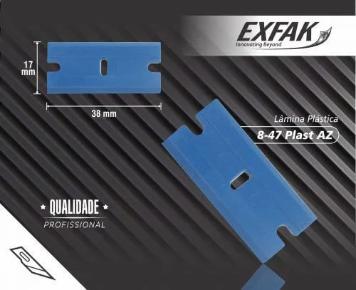 LÂMINA DE PLÁSTICO AZUL UN 8-47PLAST EXFAK