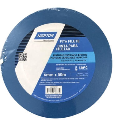 FITA FILETE PREMIUM CINTA PARA FILETAR 6MMx50M NORTON