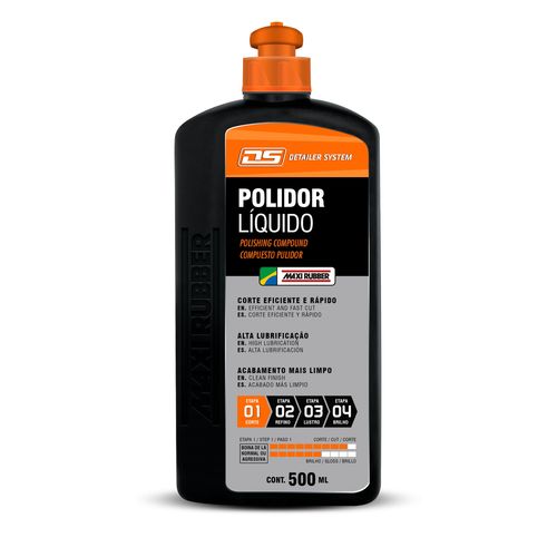 COMPOSTO POLIDOR LIQUIDO DE CORTE 500ML MAXI RUBBER