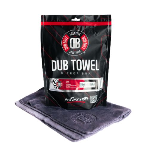 TOALHA DE MICROFIBRA DUB TOWEL CINZA 400 GSM 40x60 DBT012 DUB BOYZ
