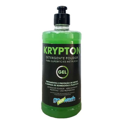 DETERGENTE POLIDOR DE METAIS KRYPTON GEL 500ML GO ECO WASH