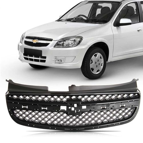 Grade do Radiador com Friso Preto Chevrolet Celta e Prisma 2011 em Diante
