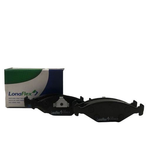 Pastilhas de Freio Dianteiro Lonaflex P-25 4Pçs Sistema Teves Fiorino / Elba / Uno / Premio