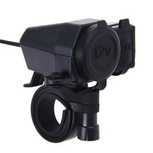 Carregador USB Allen P/Moto Celular/Gps Univesal