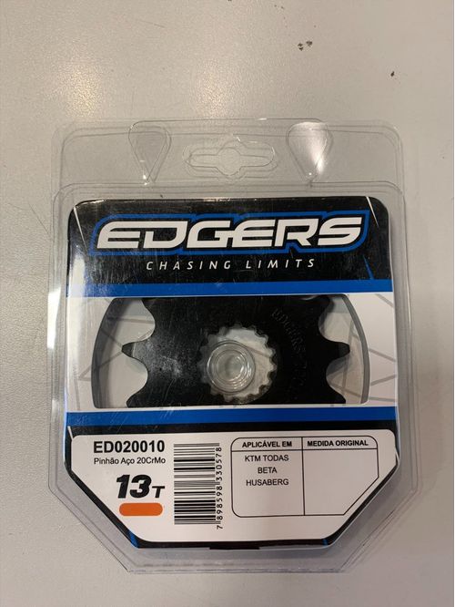 PINHÃO AÇO  20CRMO  13 PRETO	  KTM TODAS / BETA / HUSABERG