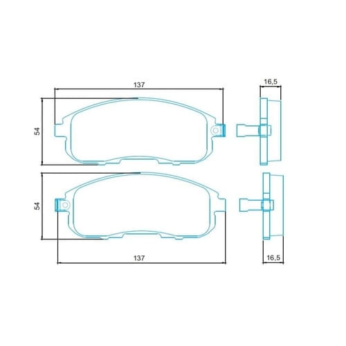Pastilha de freio Dianteira Sentra Suzuki Altima Infiniti Maxima JURID HQ2223A