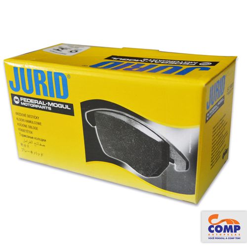 Pastilha Freio Traseira A3 A4 C3 C4 307 405 Fluence Megane Scenic Bora Golf Jetta Passat + Carros 85 em diante Jurid HQJ-2085 sistema Girling / Varga