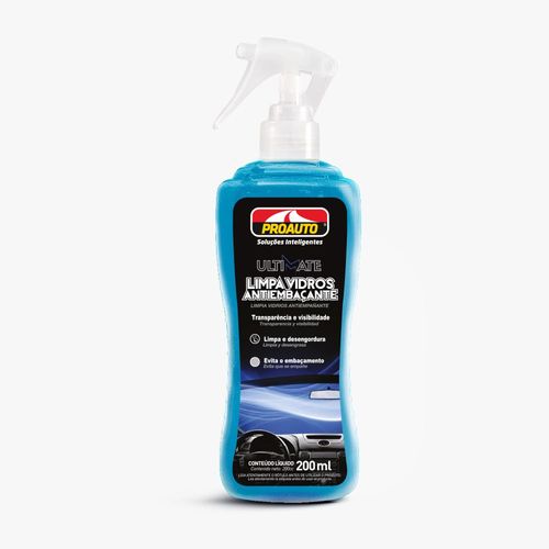 Limpa Vidros Anti Embaçante 200ml PROAUTO 304